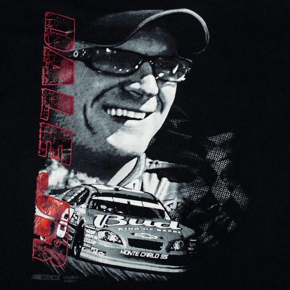 90s Dale Earnhardt Jr. NASCAR T Shirt - Extra Large | Vintage Race Car Promo Tee - Picture 5 of 8